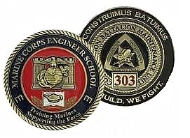 3D Raised Metal Challenge Coin for US Marines